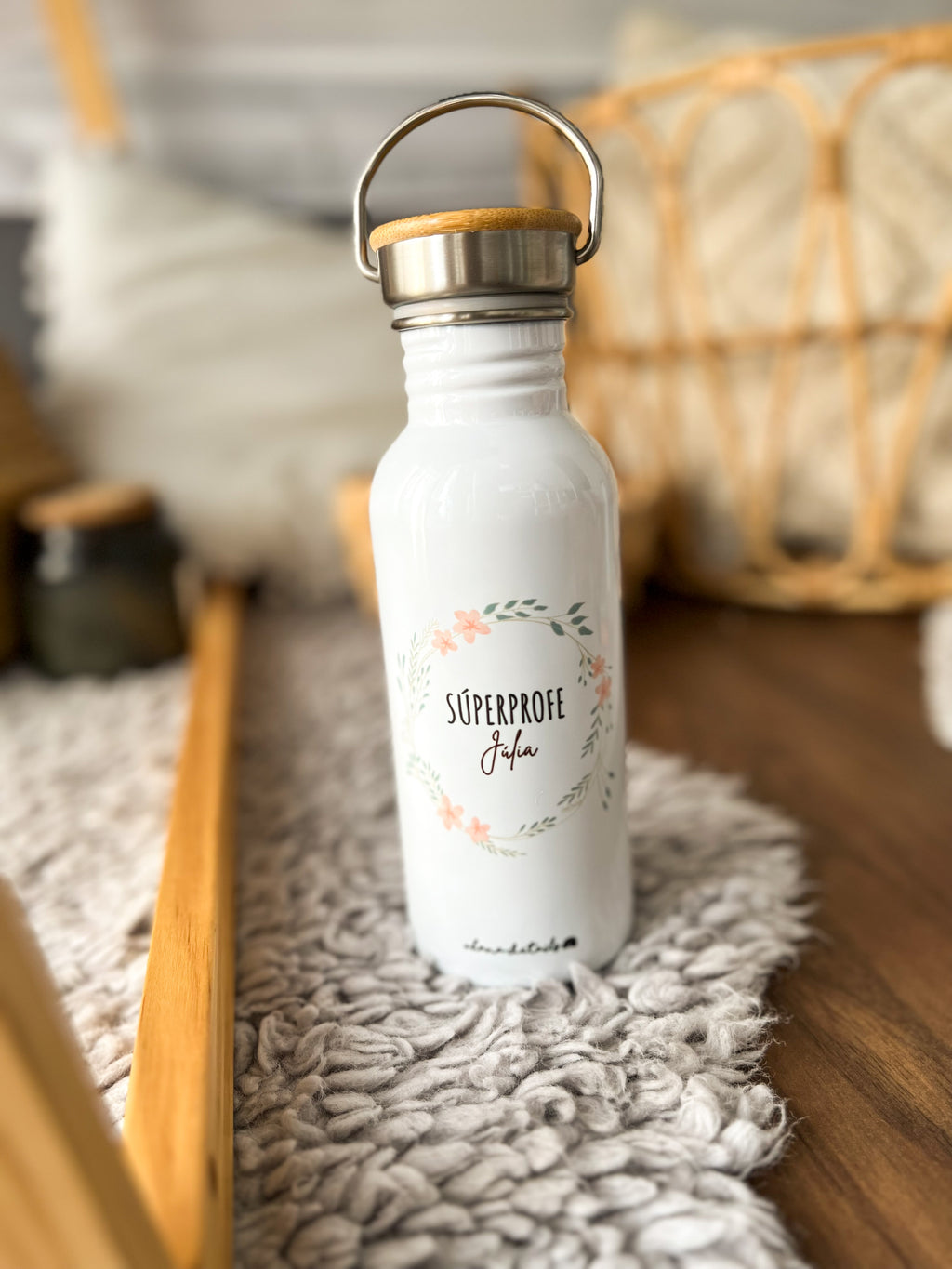 BOTELLA PROFE FLOWER