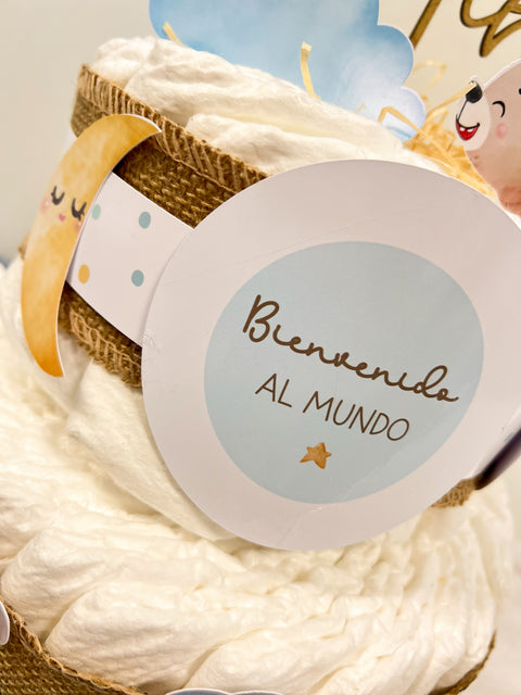 TARTA PAÑALES MEDIANA DULCES SUEÑOS