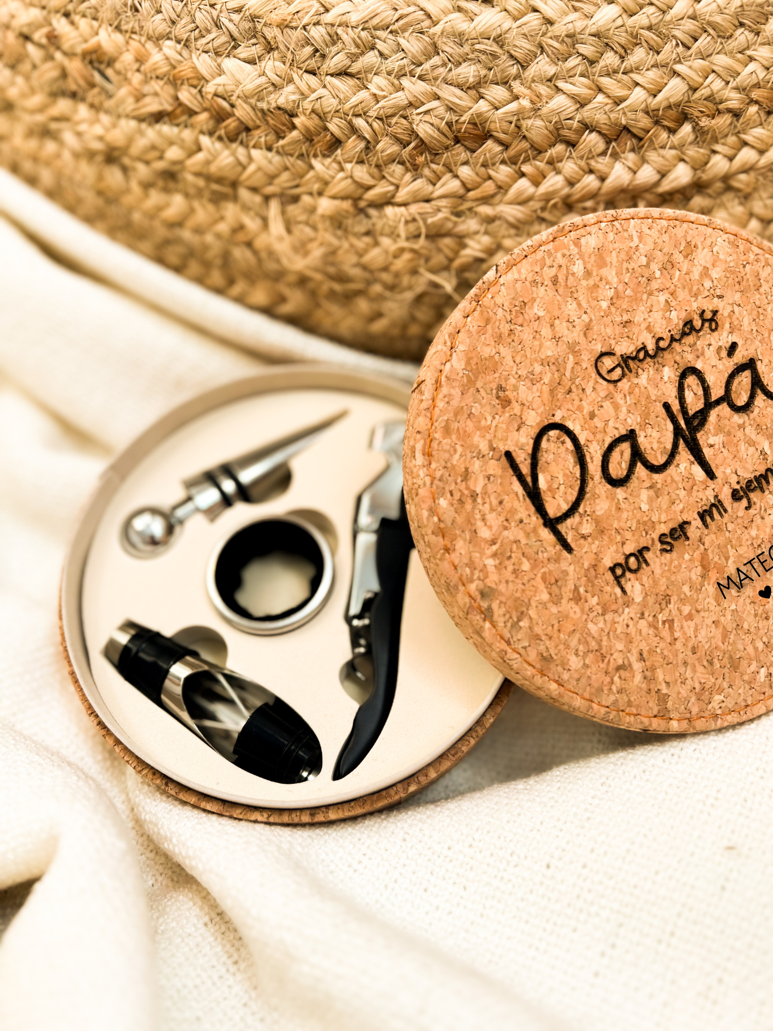 SET DE VINO PERSONALIZADO