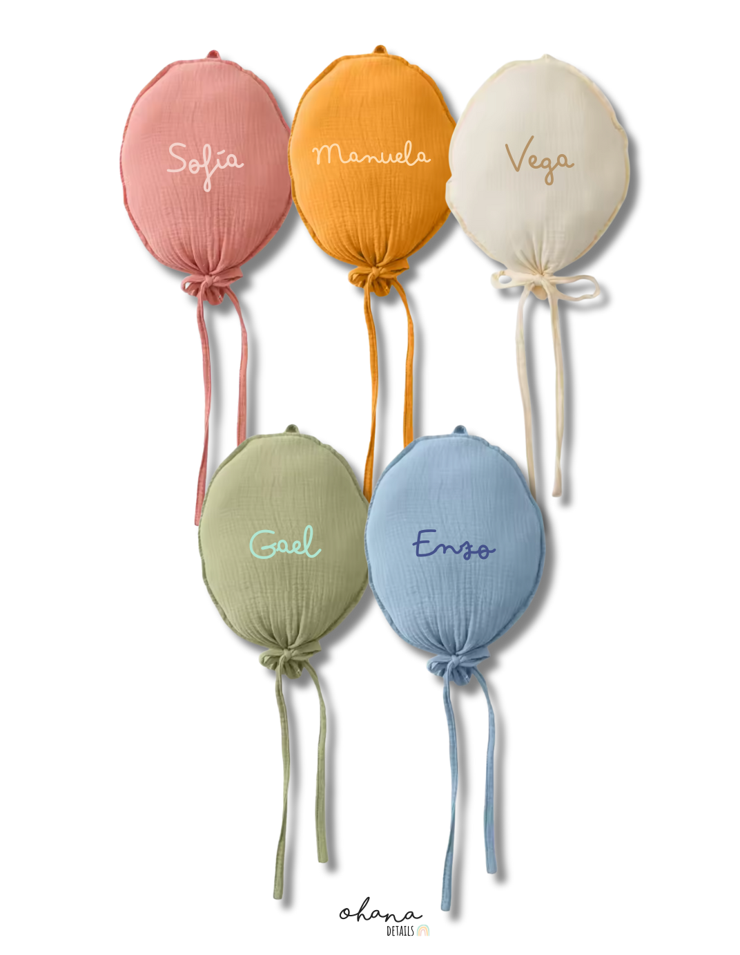 GLOBO TELA PERSONALIZADO - Ohana Details