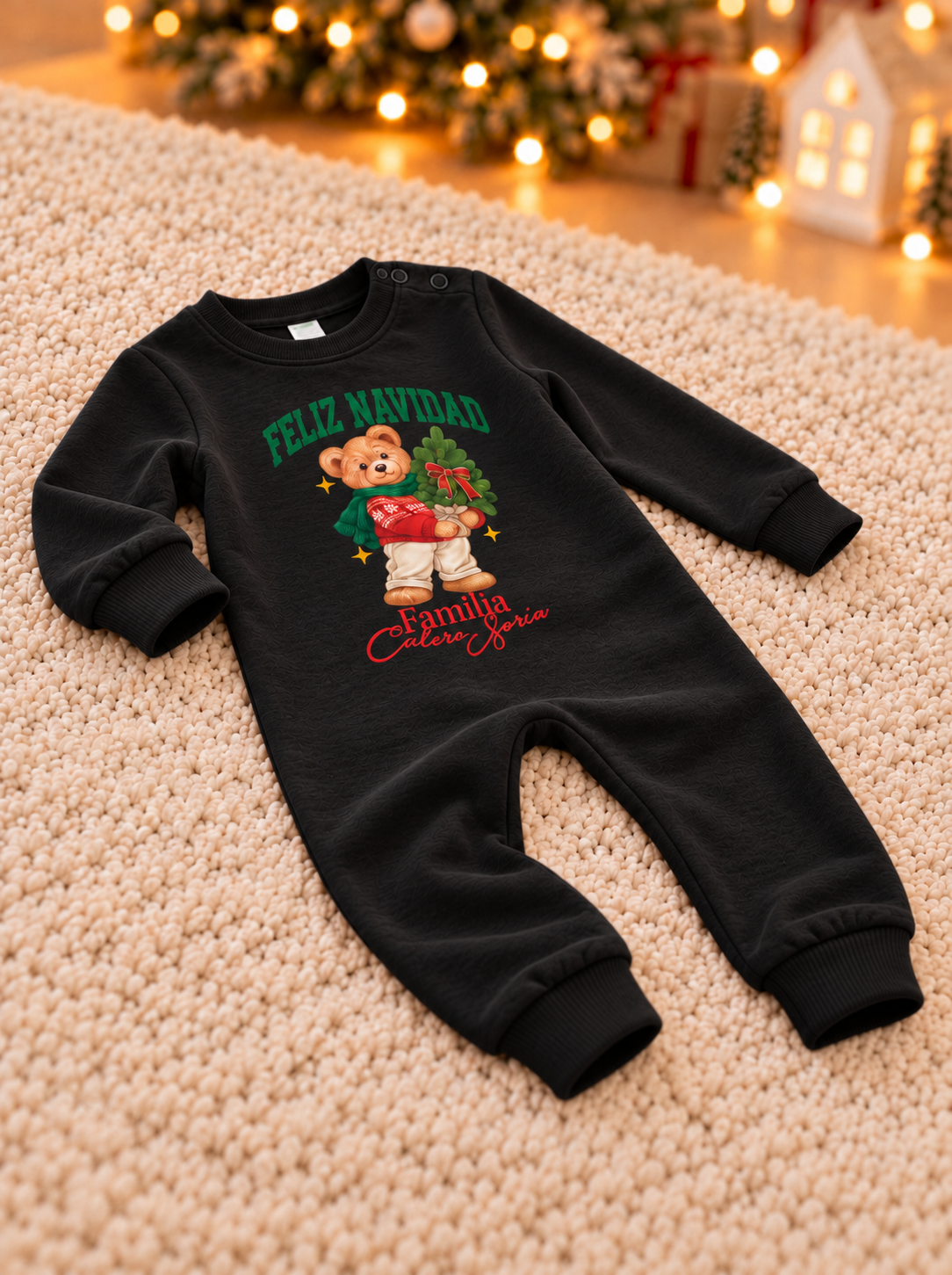 Pelele Mi primera Navidad Oso - Ohana Details