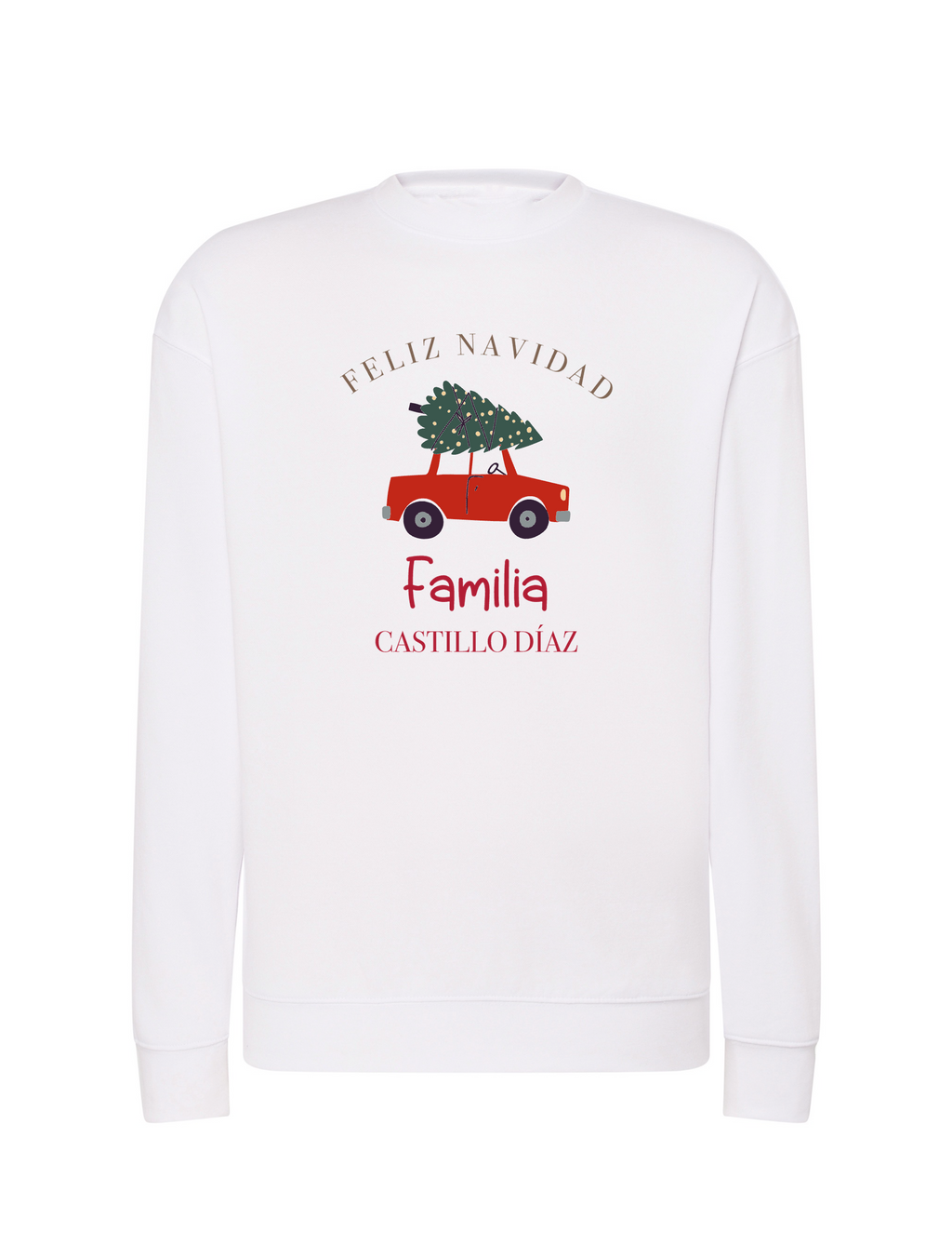 SUDADERA NAVIDAD COCHE