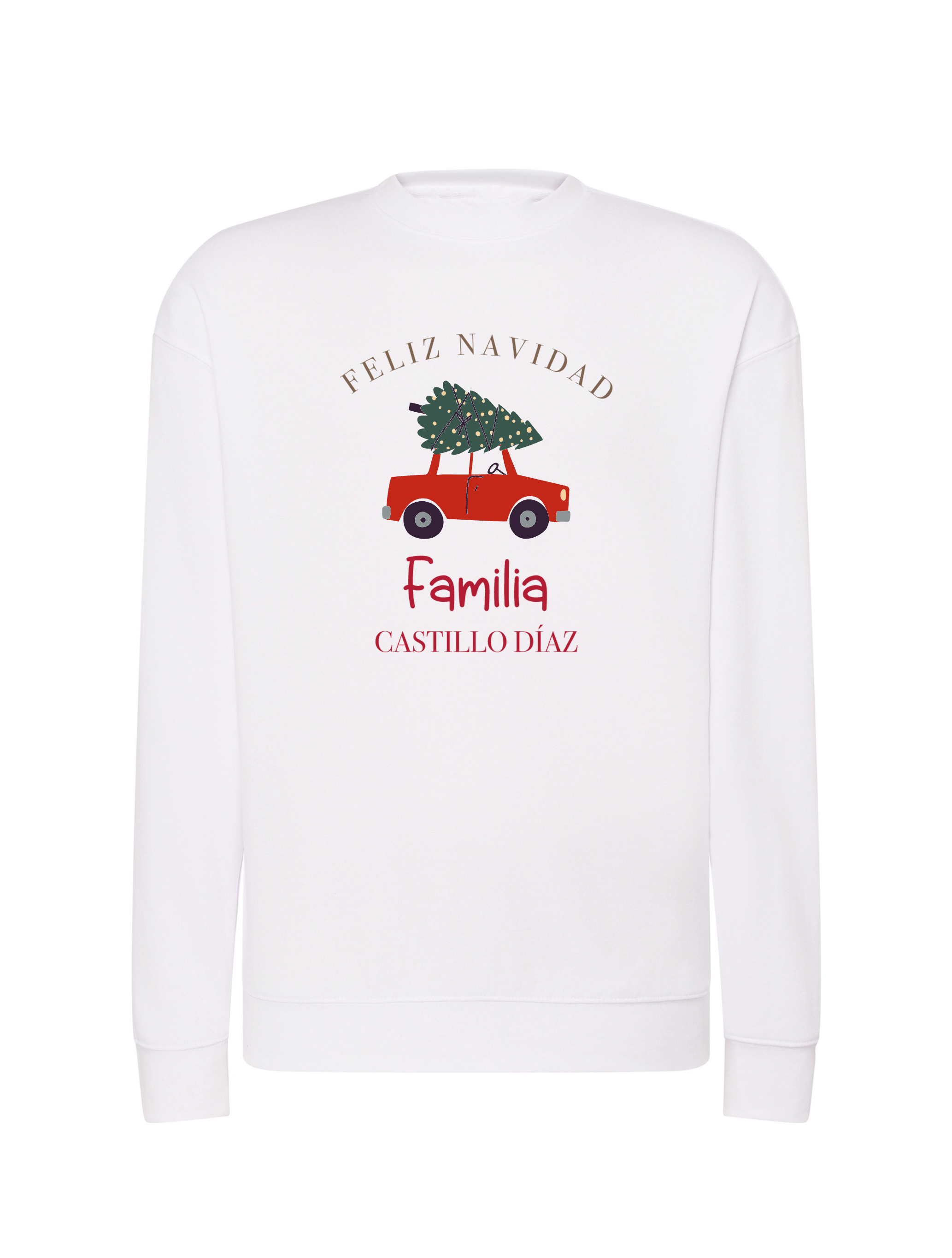 SUDADERA NAVIDAD COCHE