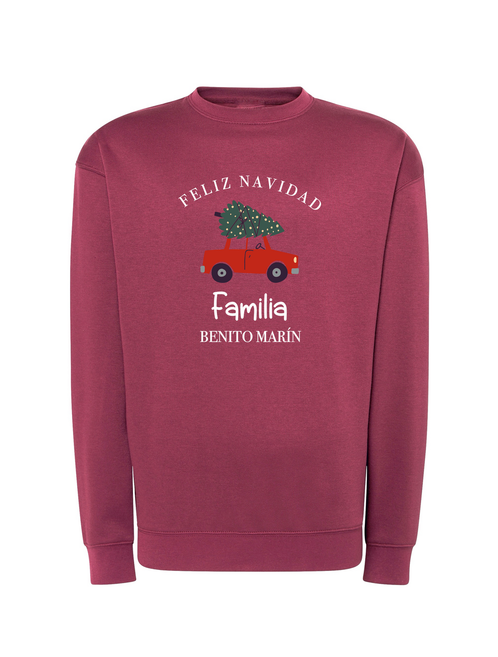 SUDADERA NAVIDAD COCHE