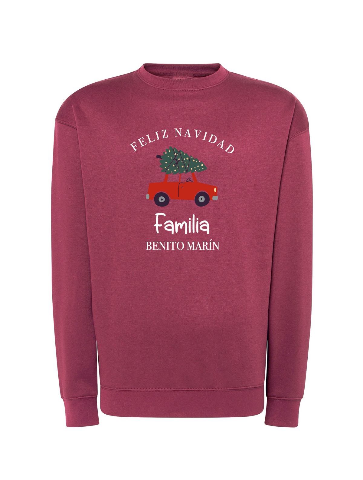 SUDADERA NAVIDAD COCHE