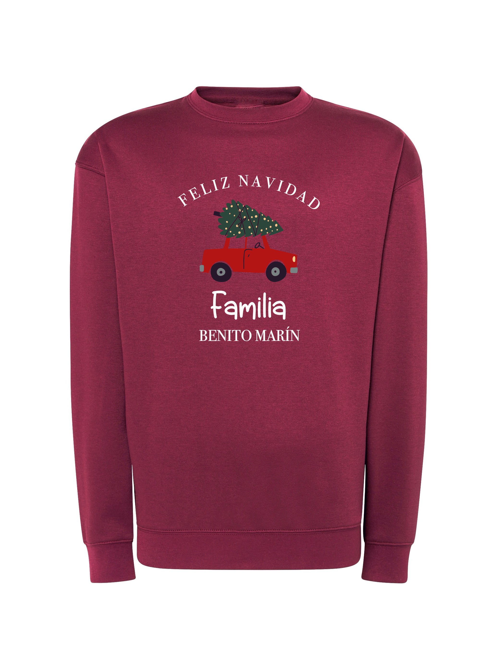 SUDADERA NAVIDAD COCHE