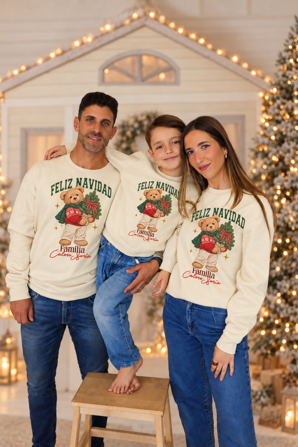 Sudadera Navidad Oso - Ohana Details