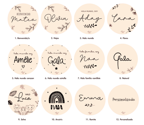Guía de diseños de placas de madera personalizadas