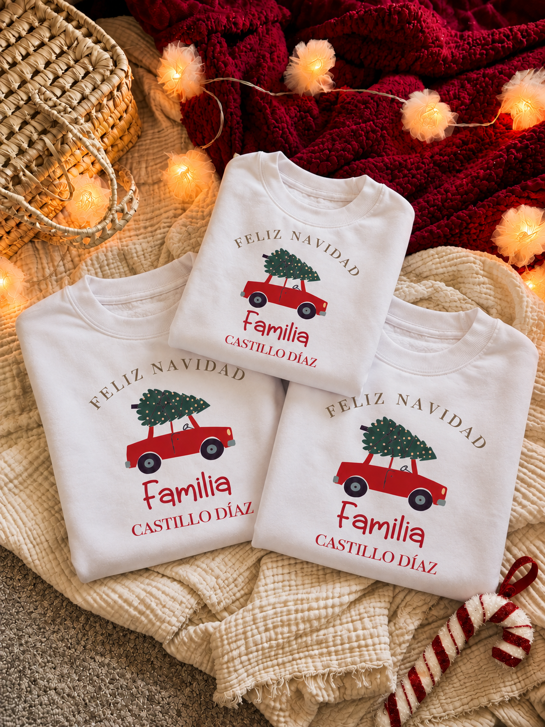 Sudadera Navidad Coche