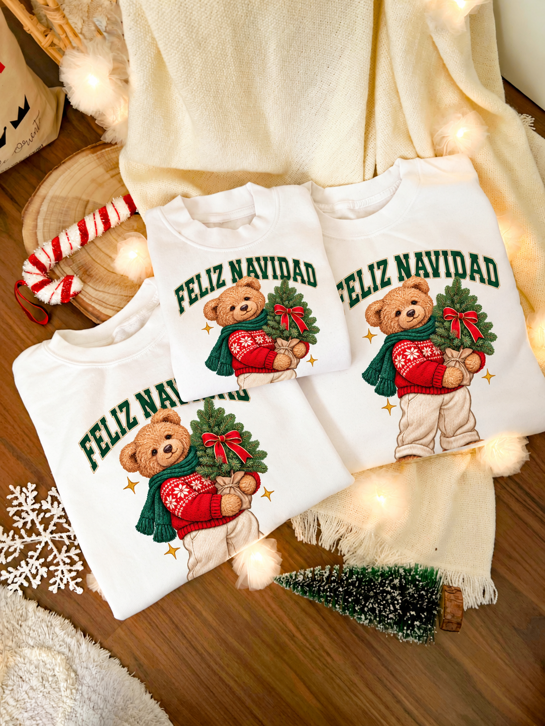 Sudadera Navidad Oso - Ohana Details