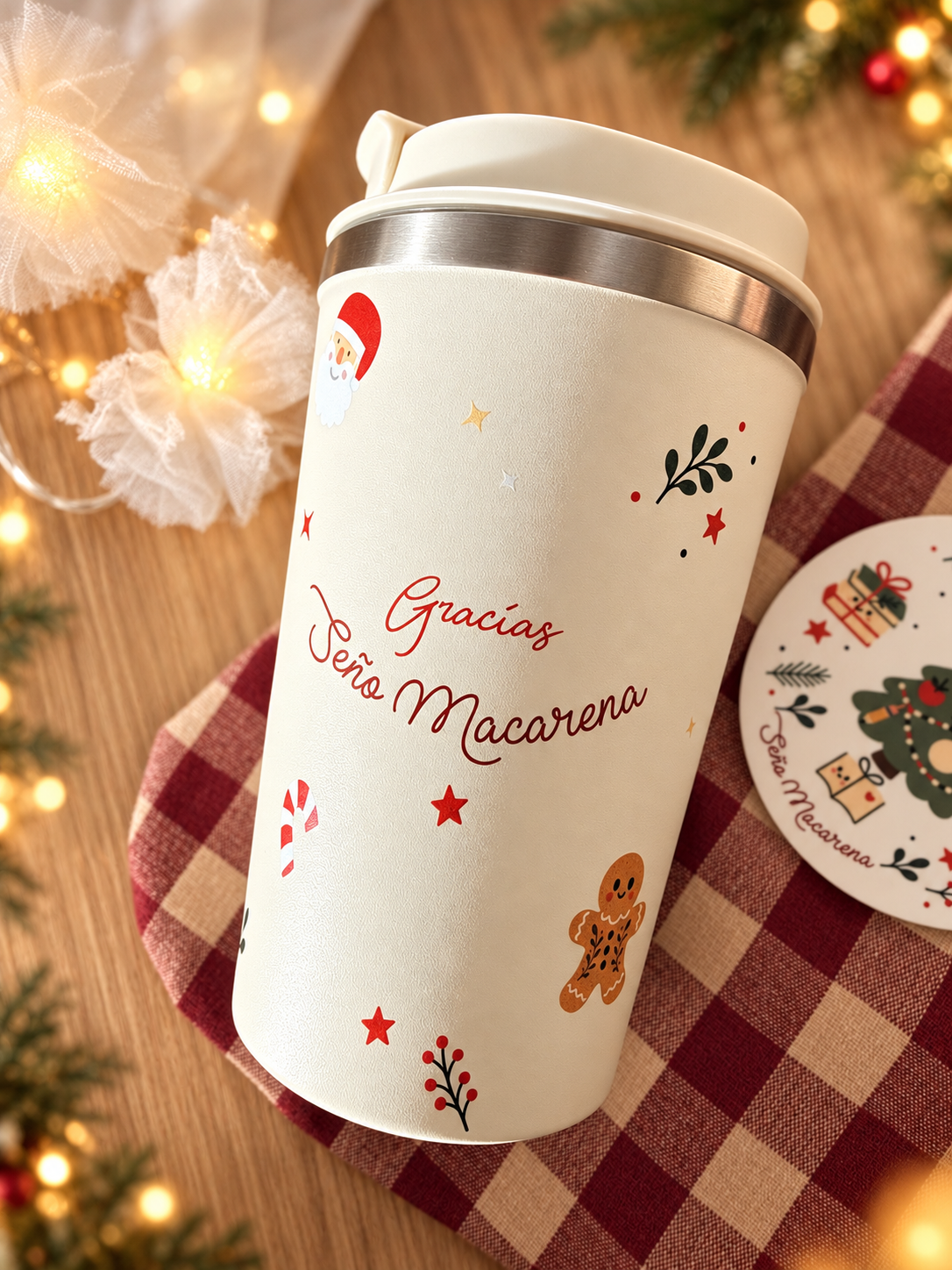 Termo personalizado Navidad - Ohana Details