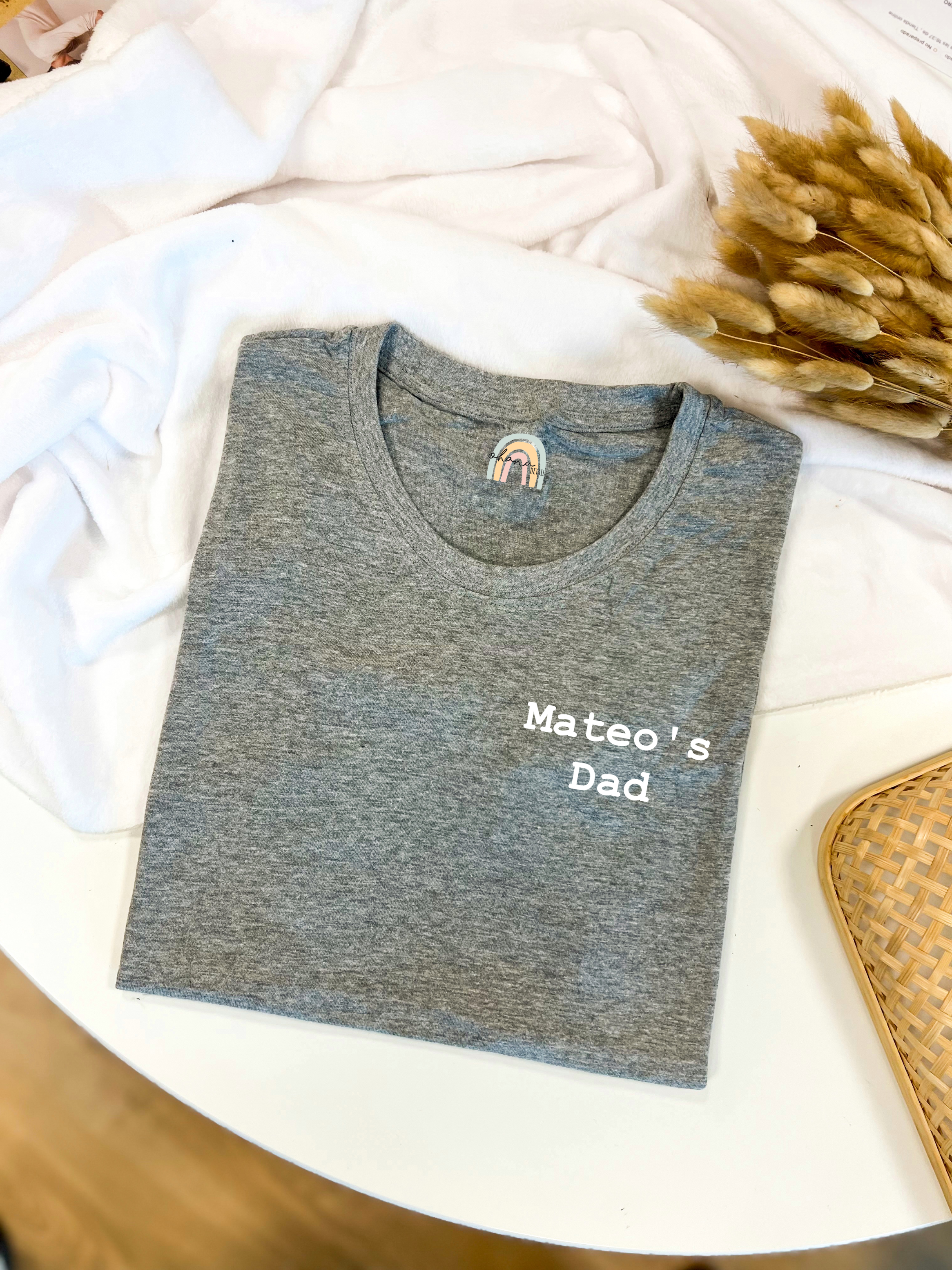 CAMISETA PAPÁ LETTERS