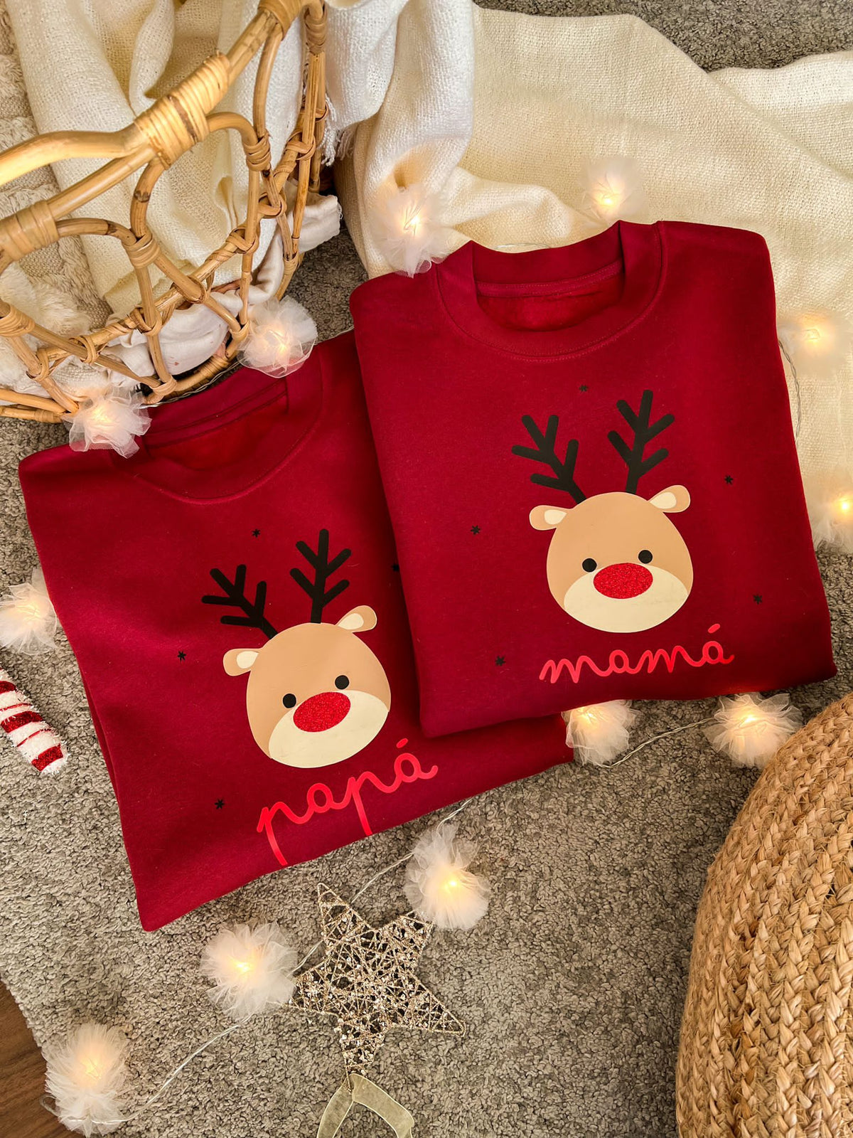 SUDADERA NAVIDAD RENO