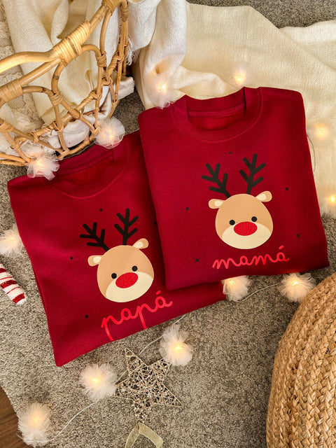 SUDADERA NAVIDAD RENO