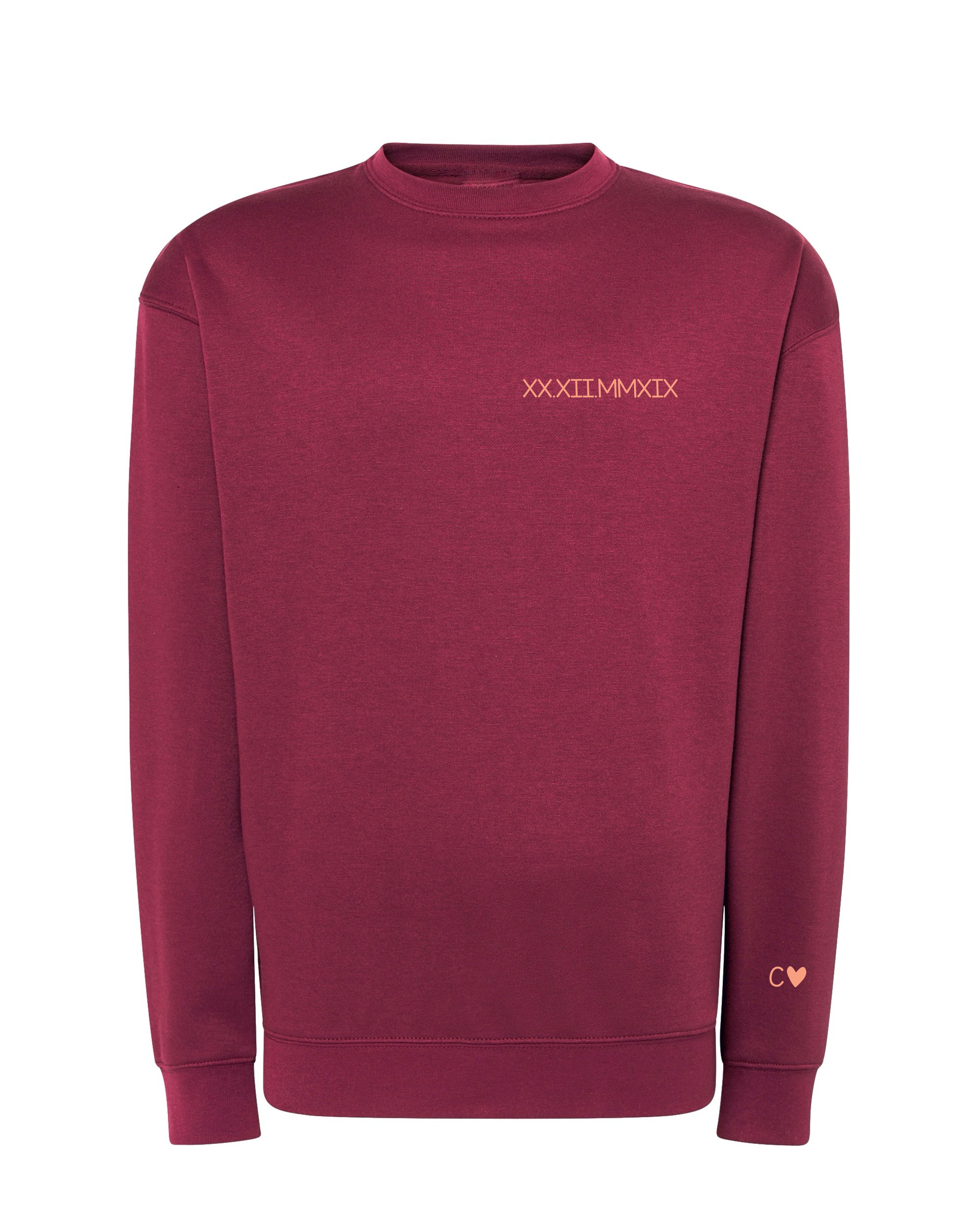 SUDADERA PERSONALIZADA FECHA