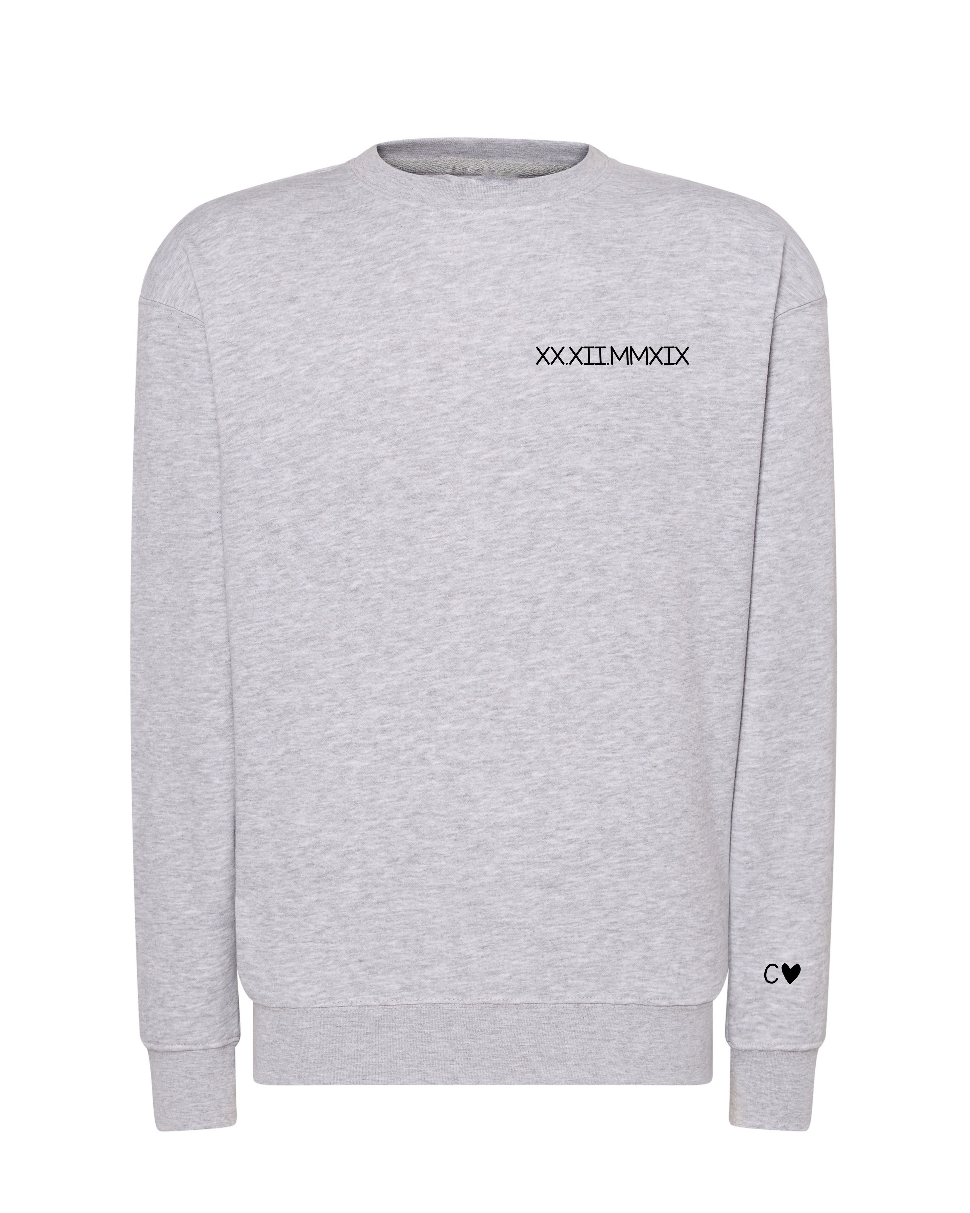 SUDADERA PERSONALIZADA FECHA