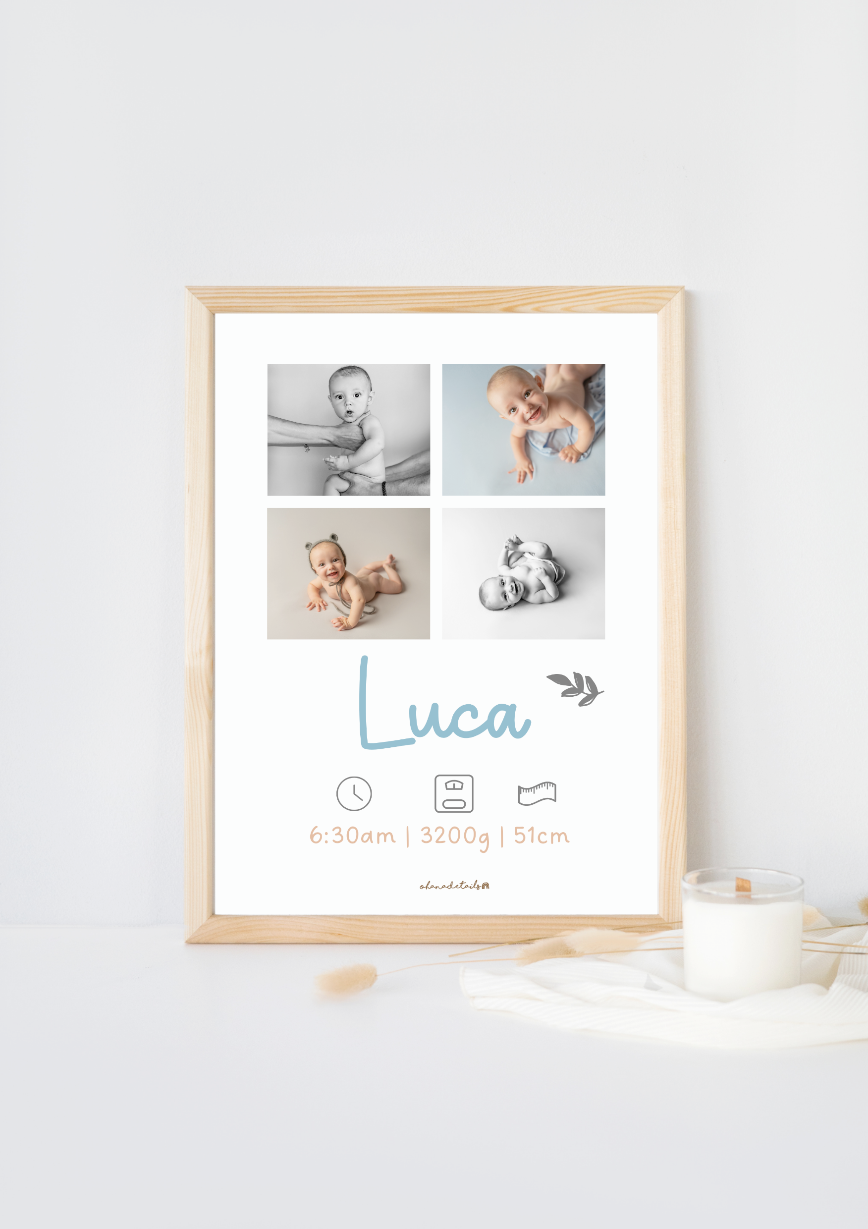 LÁMINA NATALICIA FOTOS