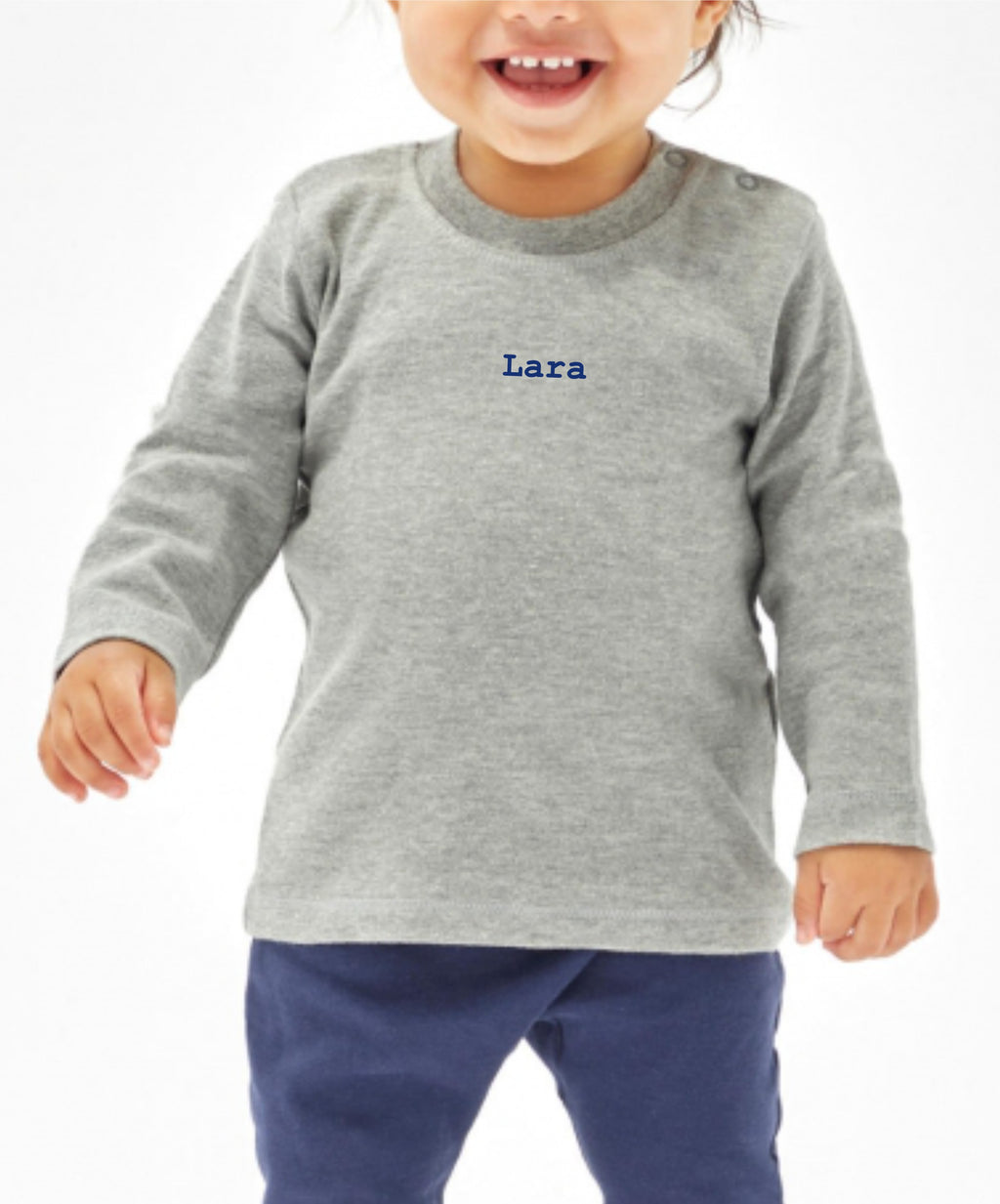CAMISETA GORDITA BEBÉ M/L LETTERS