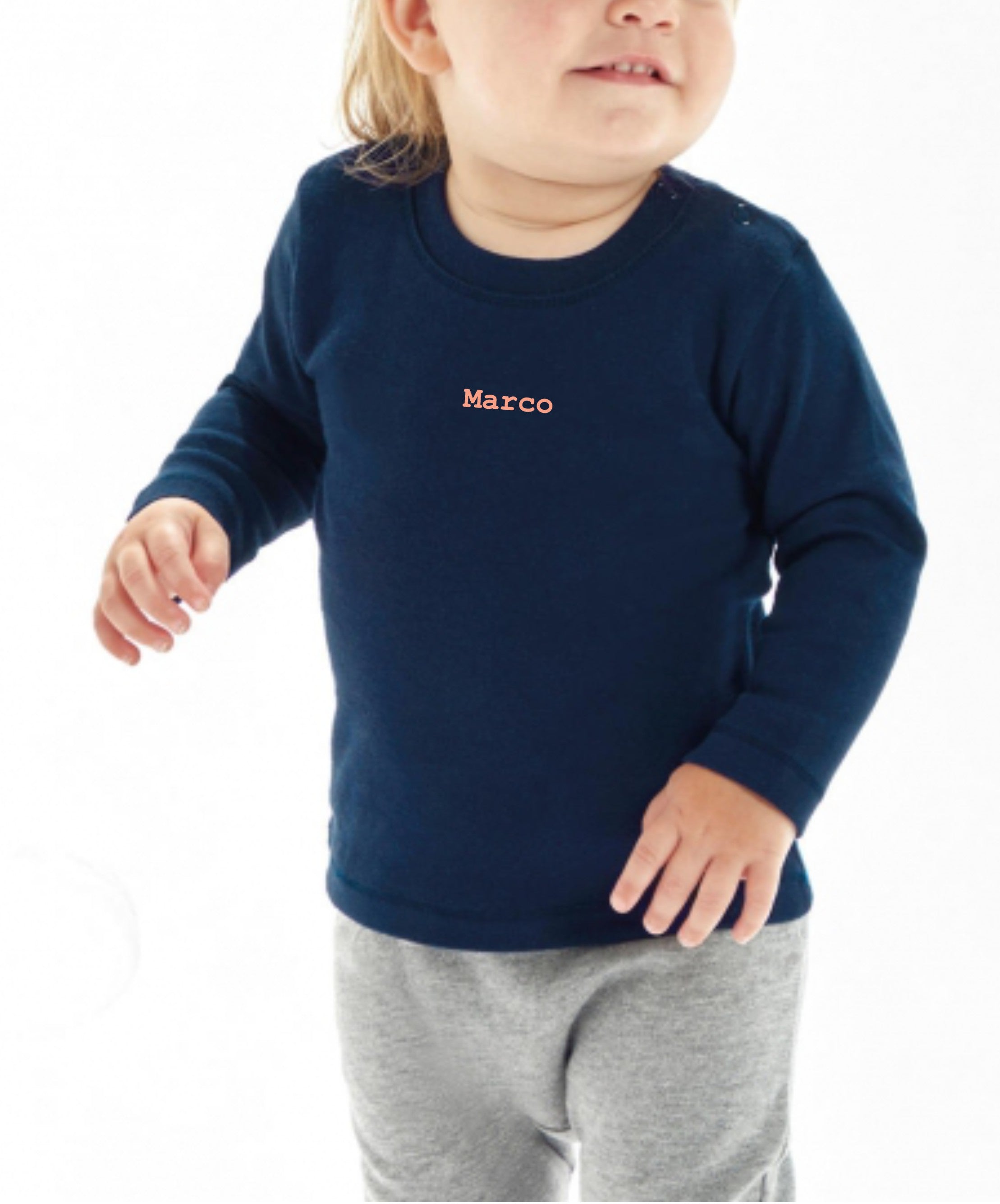 CAMISETA GORDITA BEBÉ M/L LETTERS