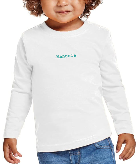 CAMISETA GORDITA BEBÉ M/L LETTERS
