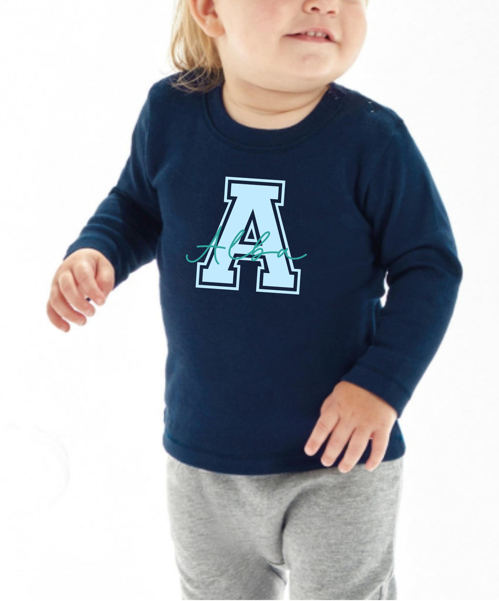 CAMISETA GORDITA BEBÉ M/L MAXI INICIAL