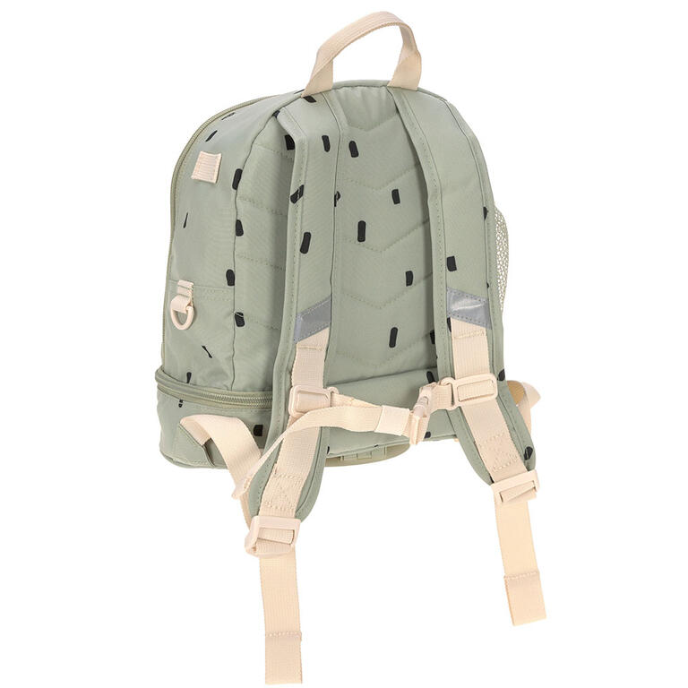 MOCHILA INFANTIL VERDE TOPITOS