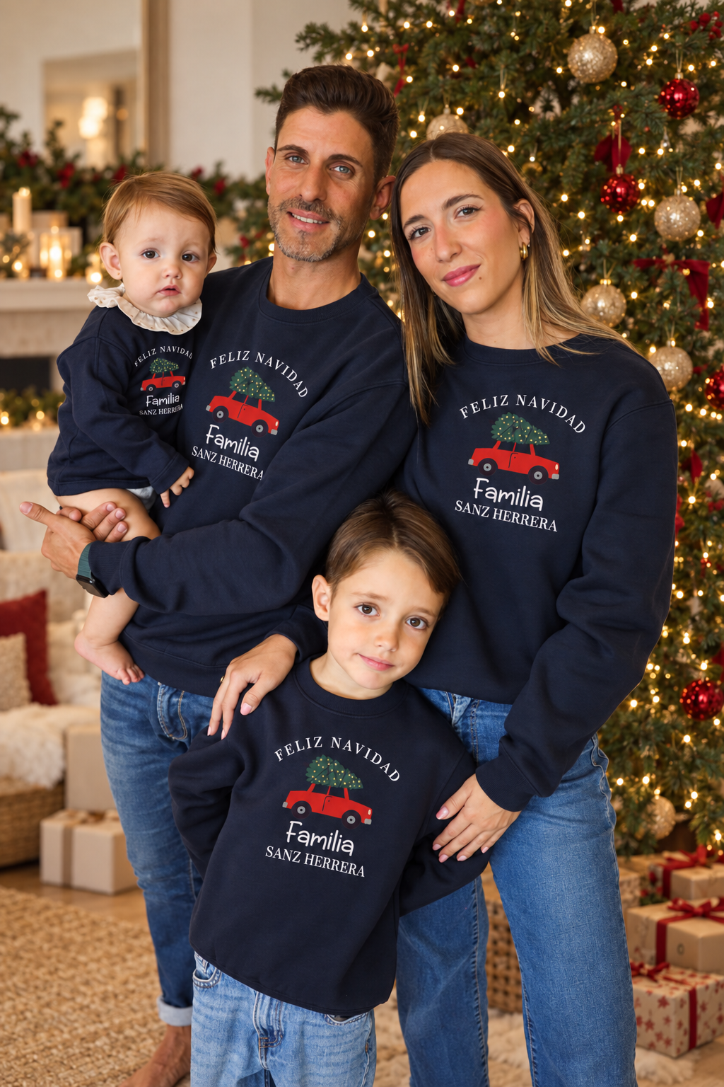 Sudadera Navidad Coche