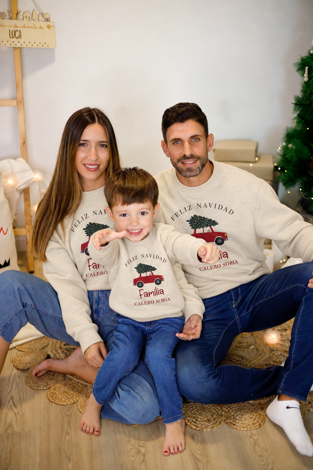 Sudadera Navidad Coche