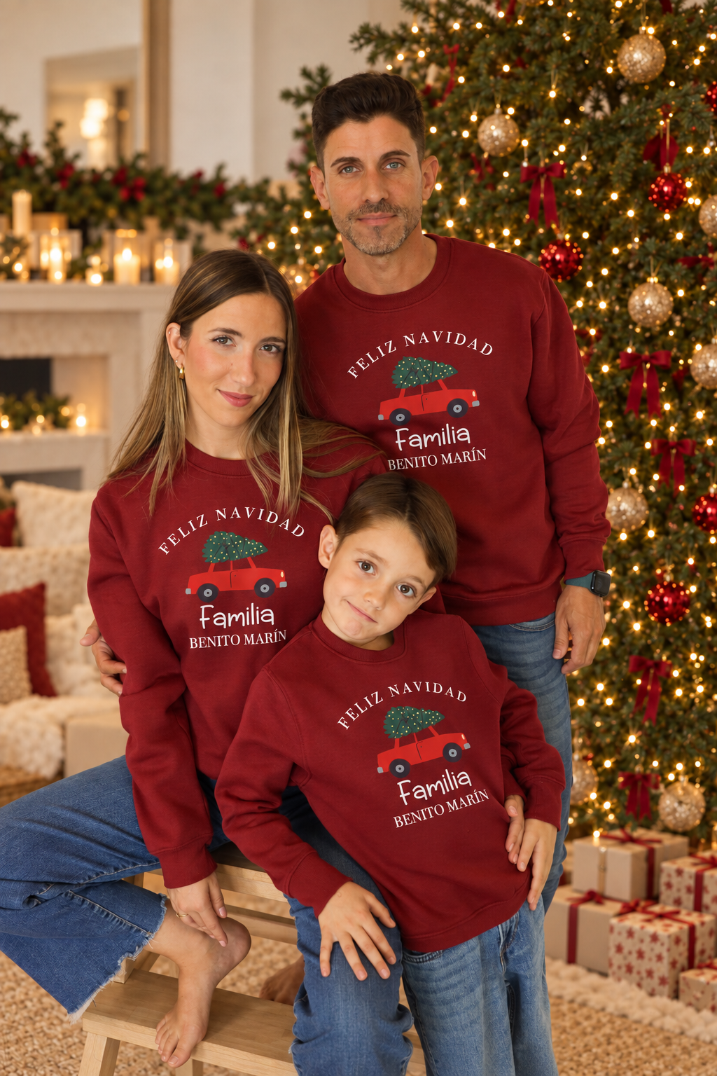 Sudadera Navidad Coche