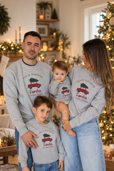 Sudadera Navidad Coche - Ohana Details