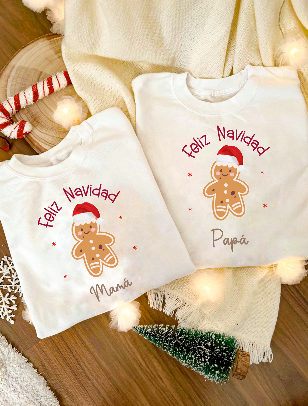 SUDADERA NAVIDAD GALLETA