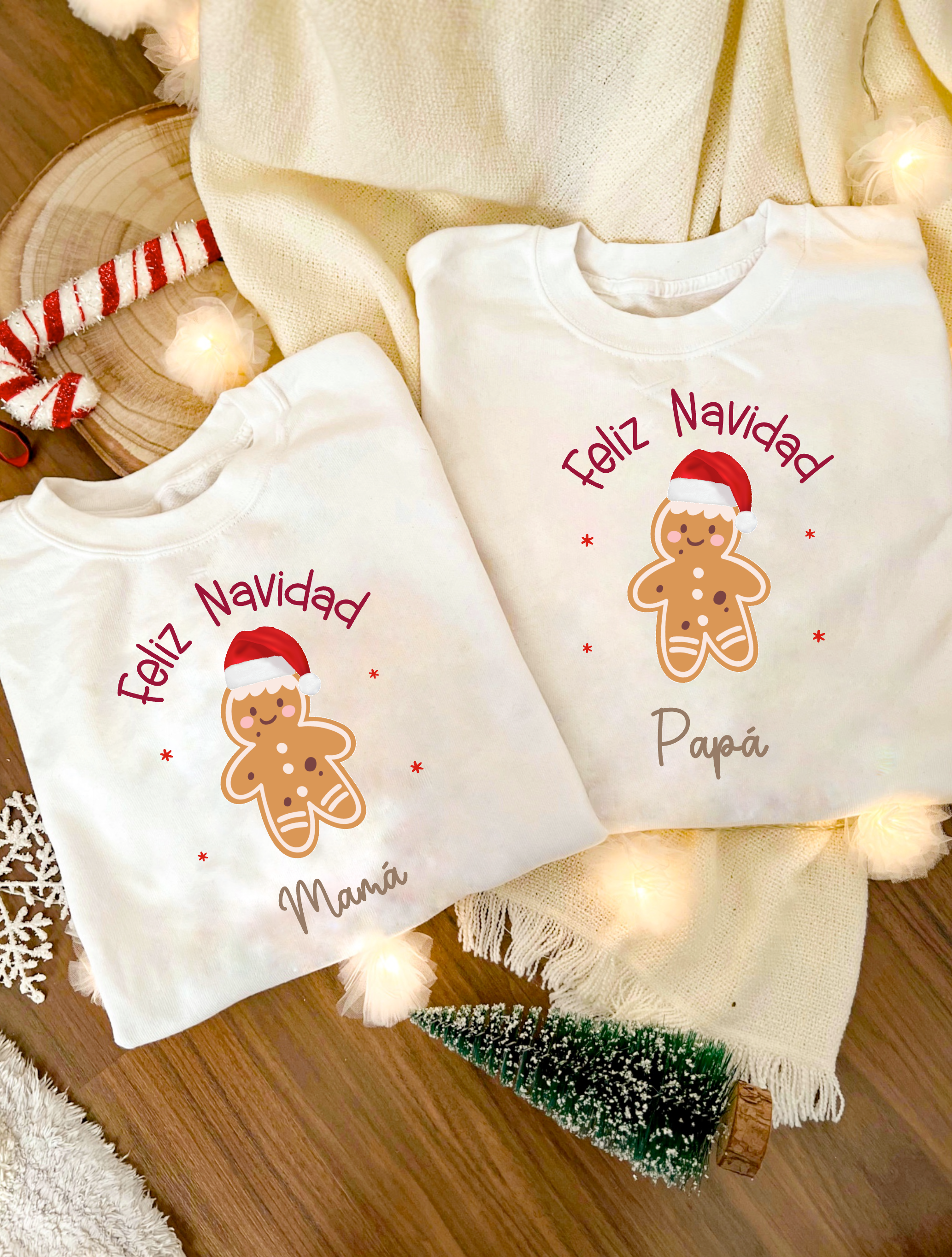 SUDADERA NAVIDAD GALLETA