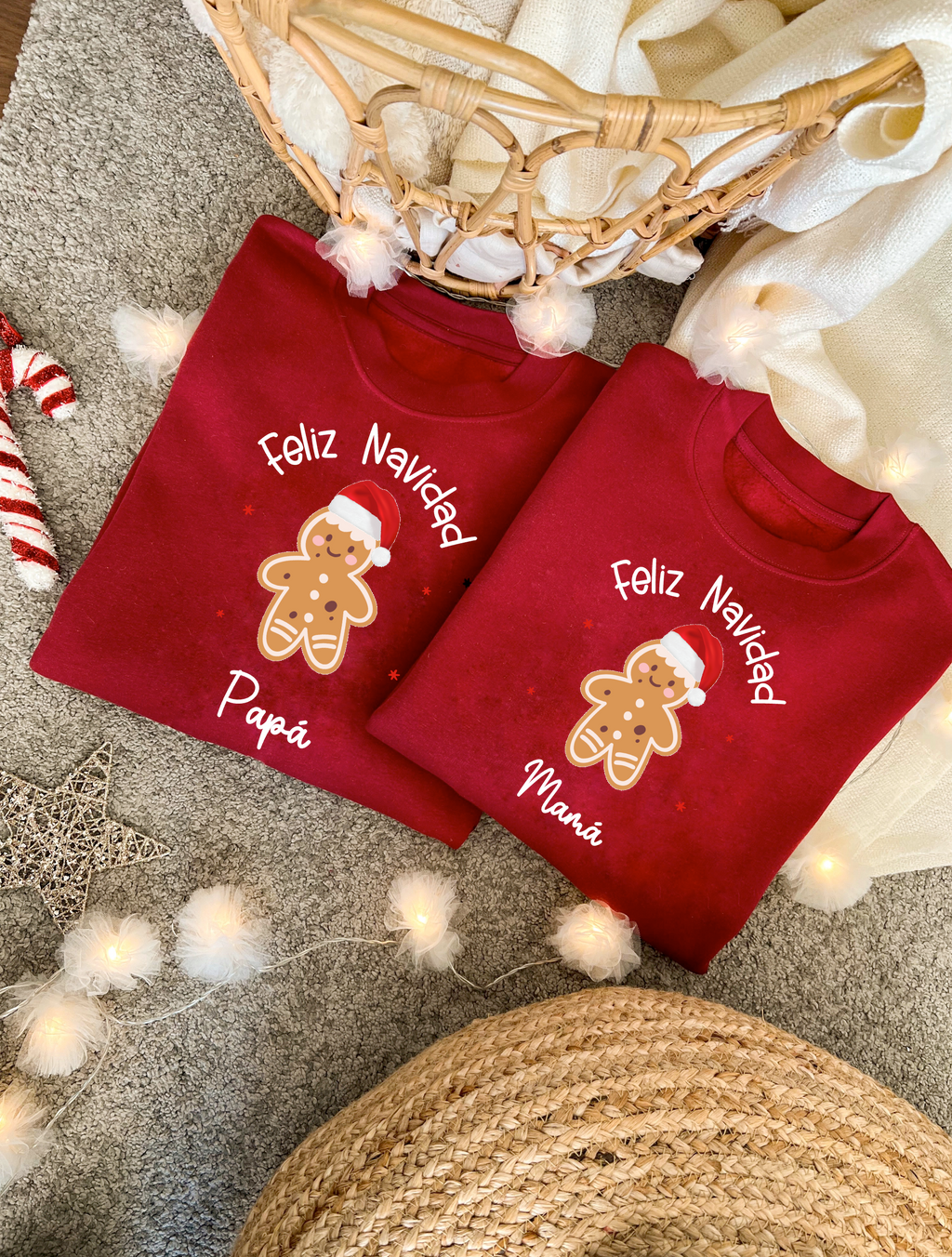 SUDADERA NAVIDAD GALLETA