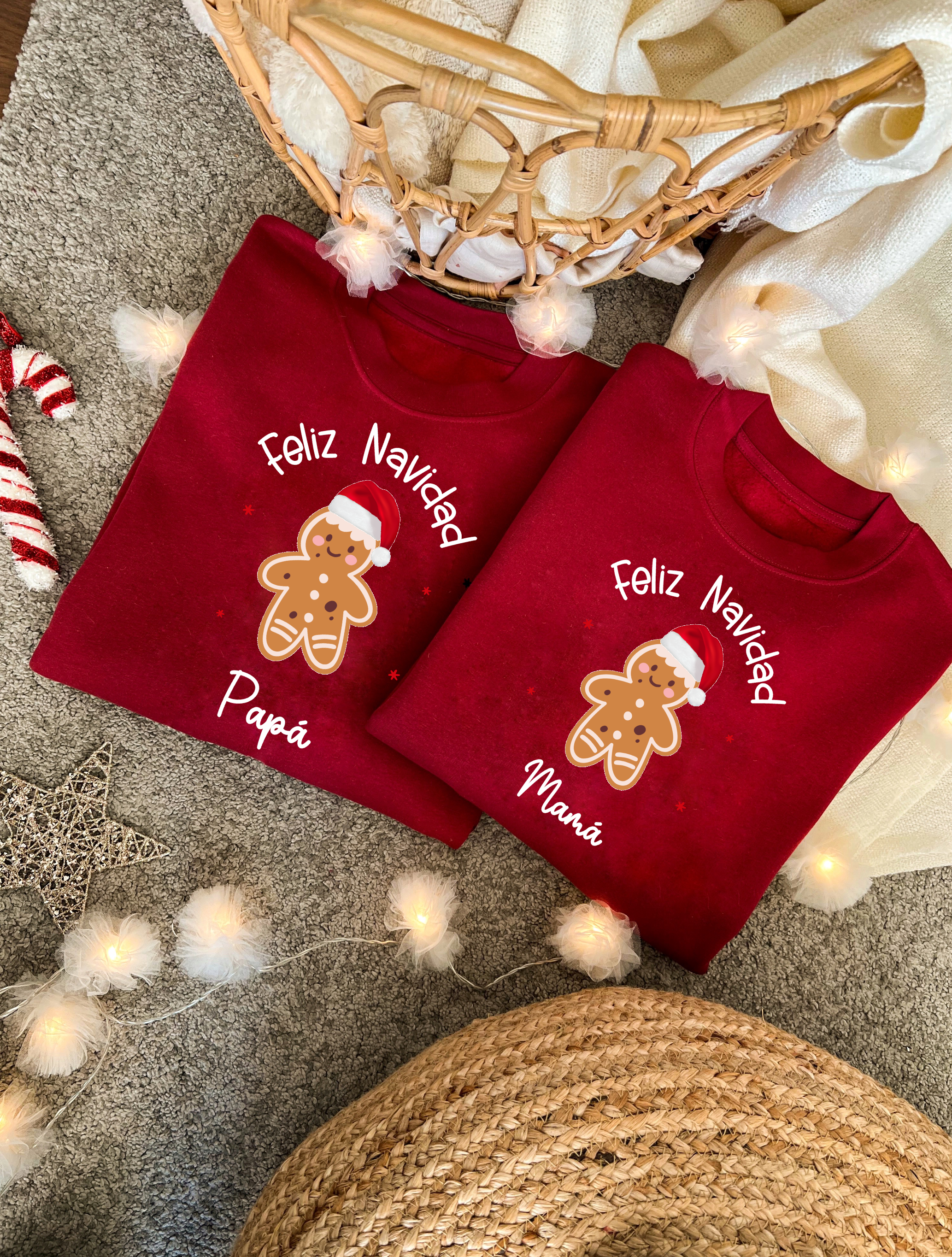 SUDADERA NAVIDAD GALLETA