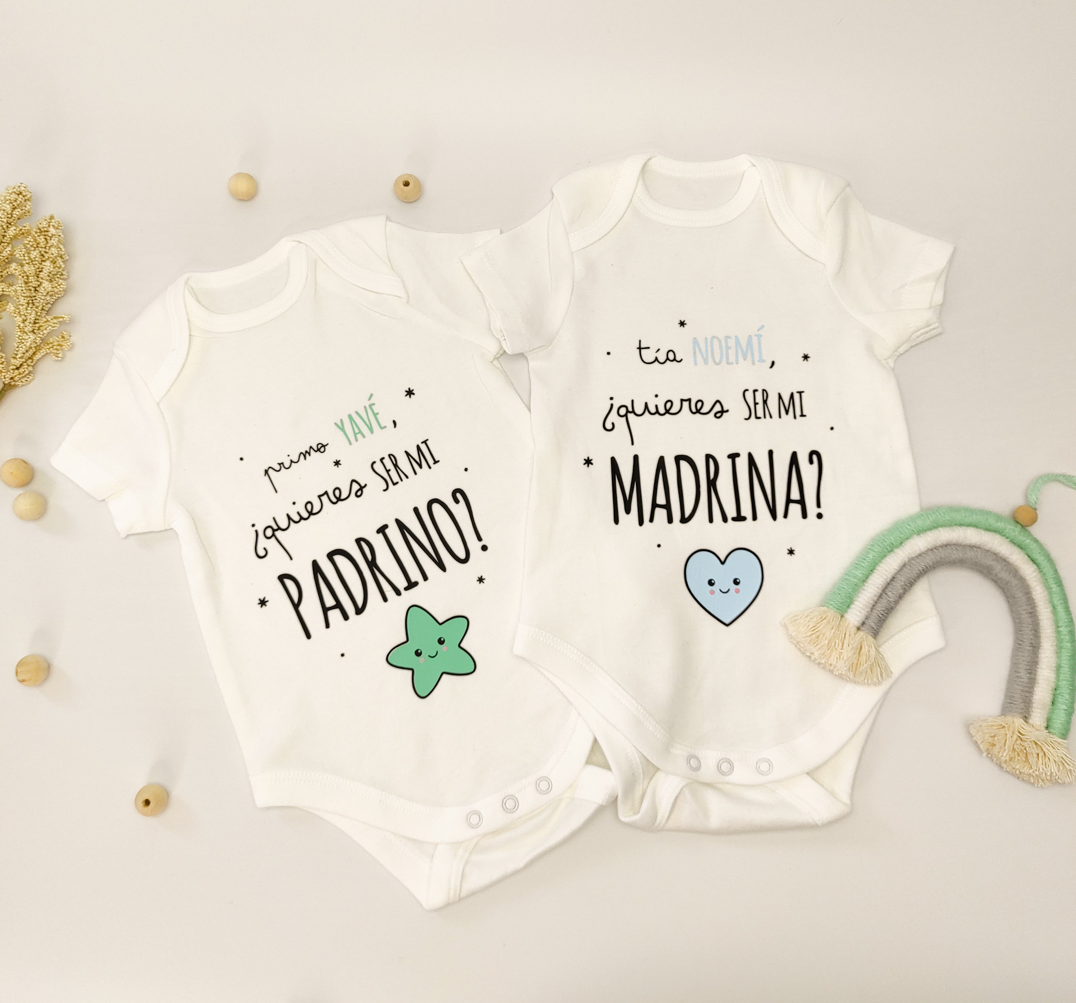 Body personalizado Tito, Quieres ser mi padrino? - Tú personalizas