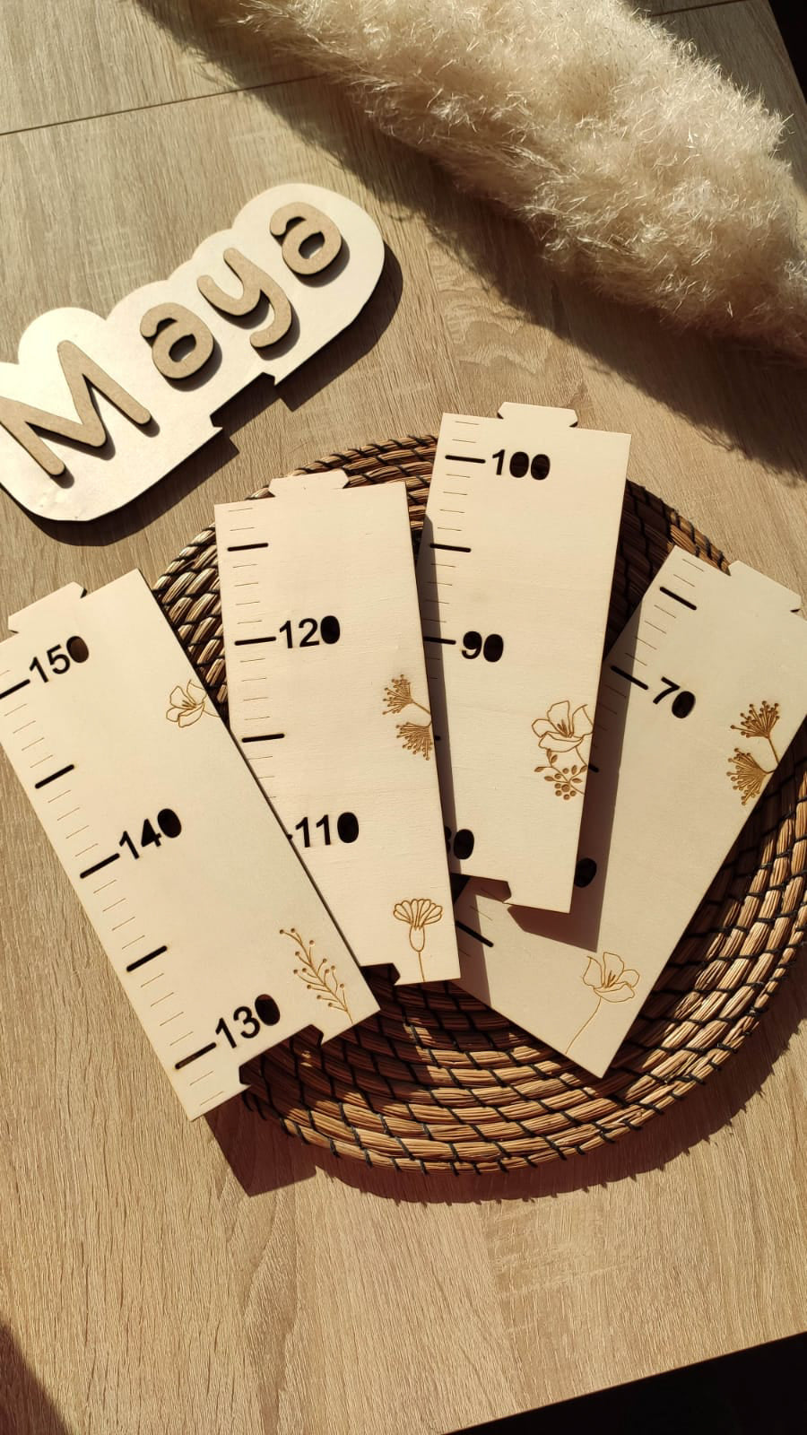 MEDIDOR INFANTIL MADERA