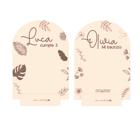 Guía de diseños para placas de eventos