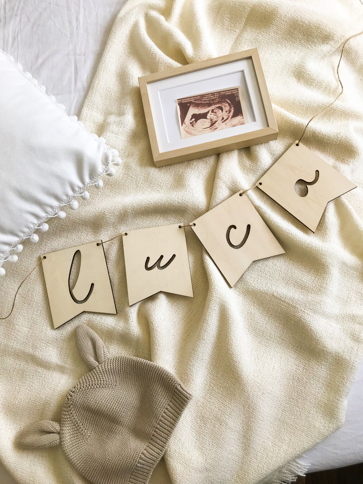 GUIRNALDA PERSONALIZADA MADERA