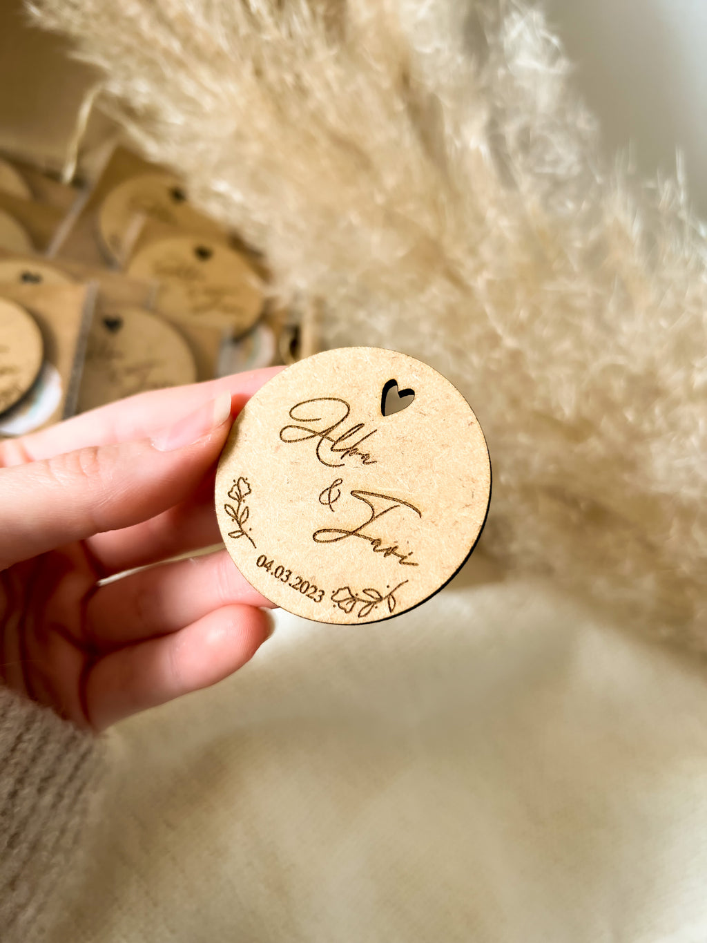 IMÁN RECORDATORIO BODA