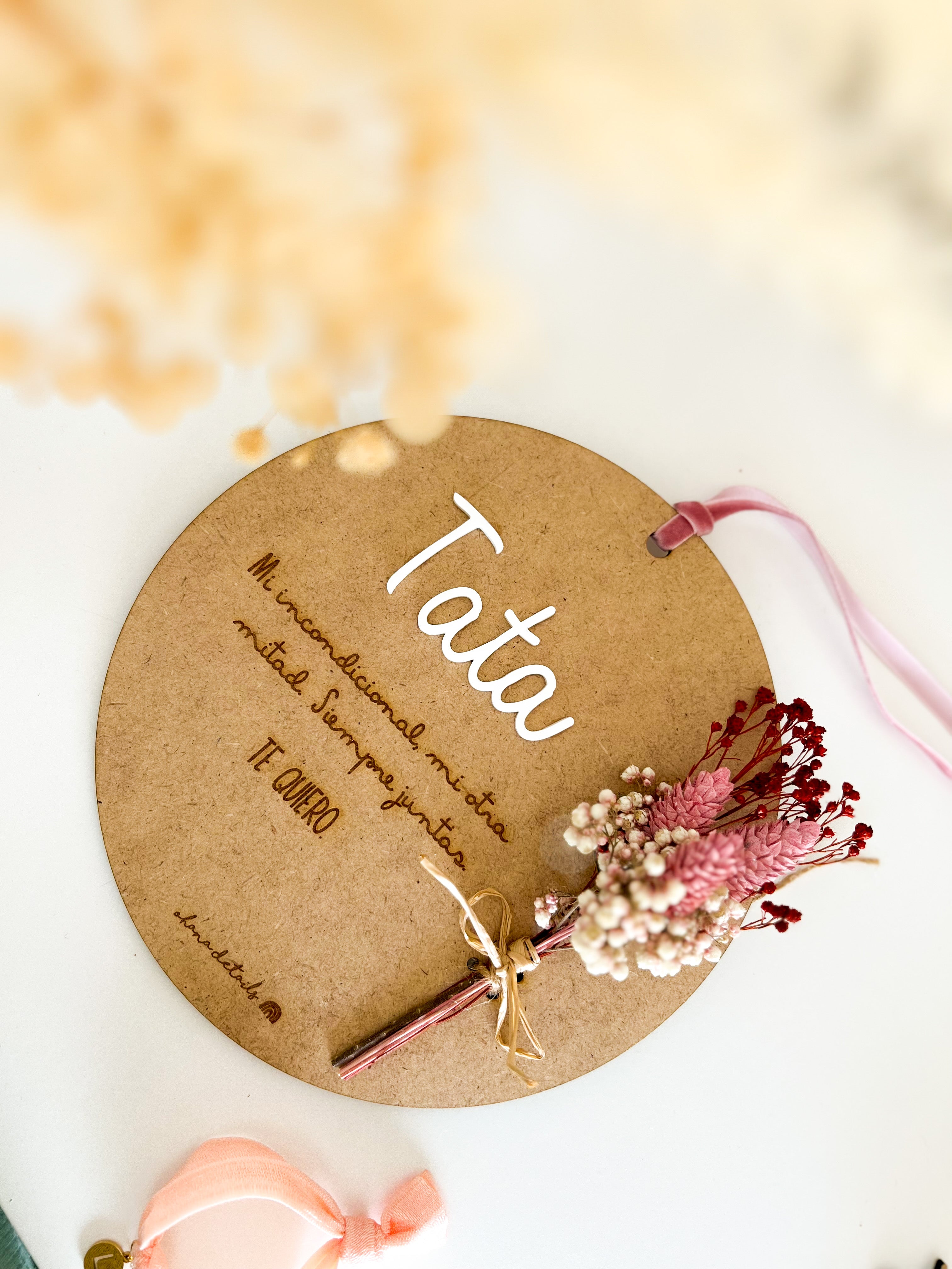 PLACA INVITADOS FLORES