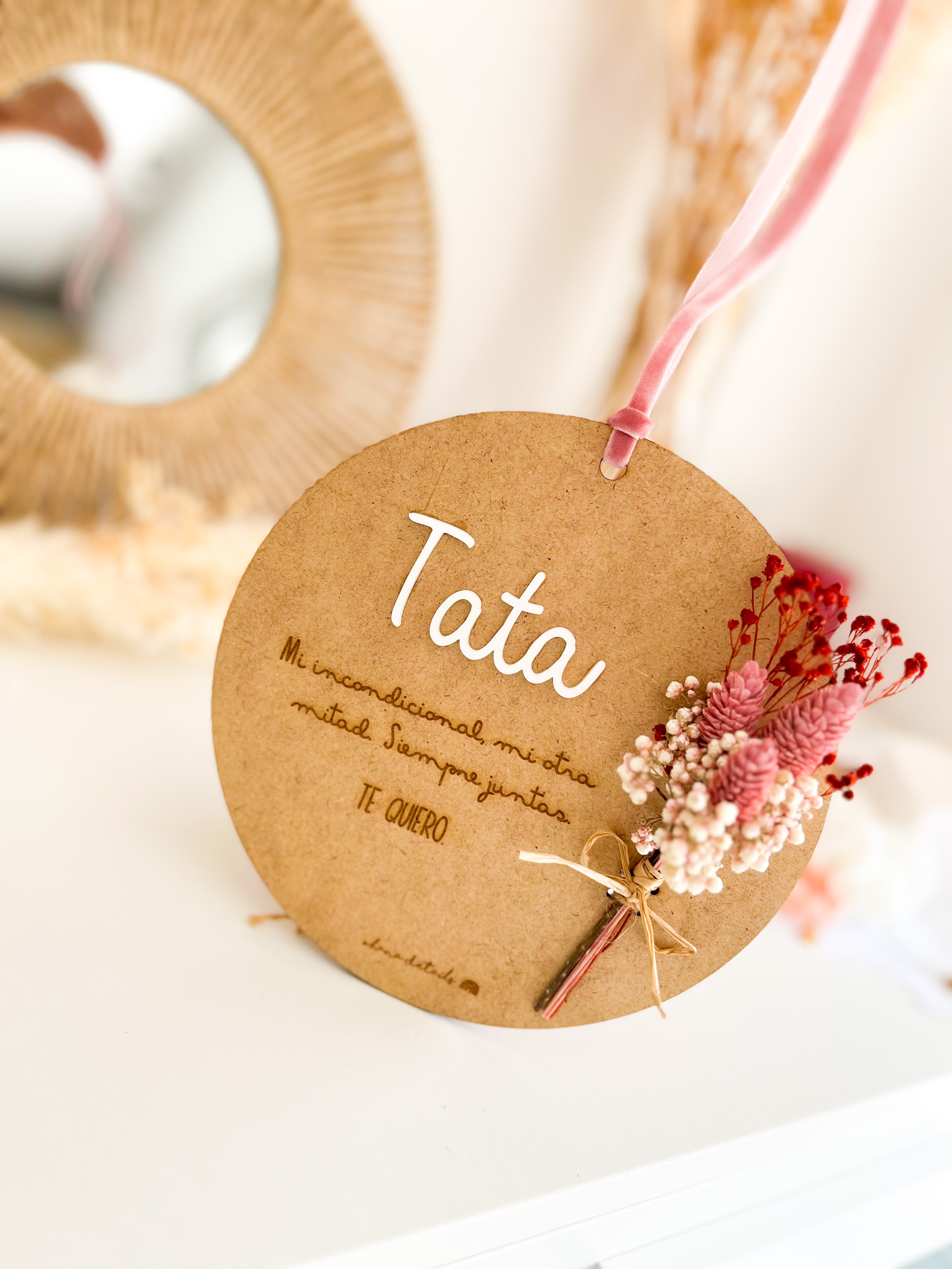 PLACA INVITADOS FLORES