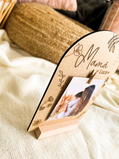 PLACA FLORAL MAMÁ