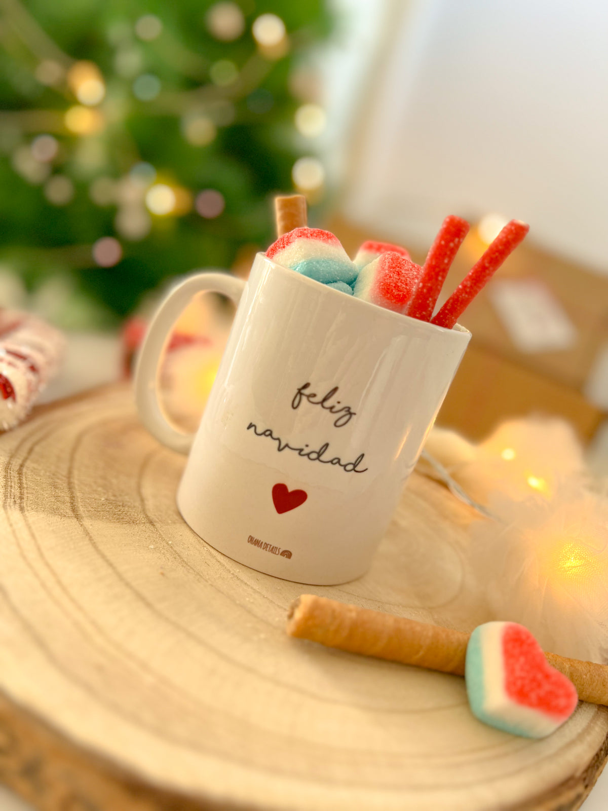 TAZA NAVIDAD CARAMELO