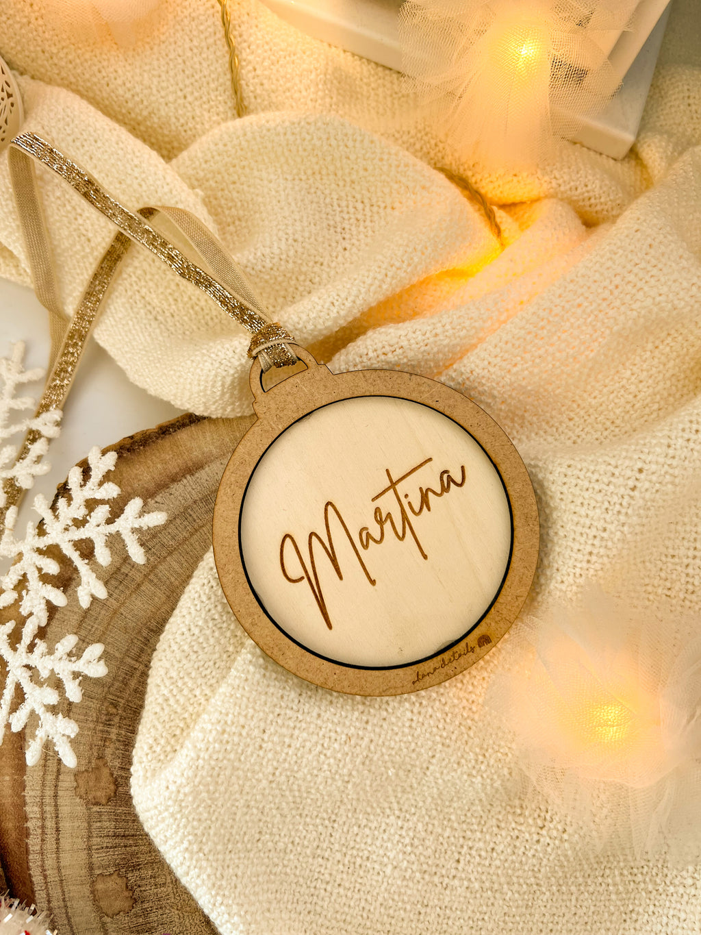 BOLA NAVIDAD GRABADO