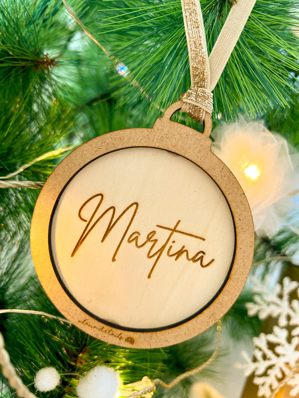 BOLA NAVIDAD GRABADO