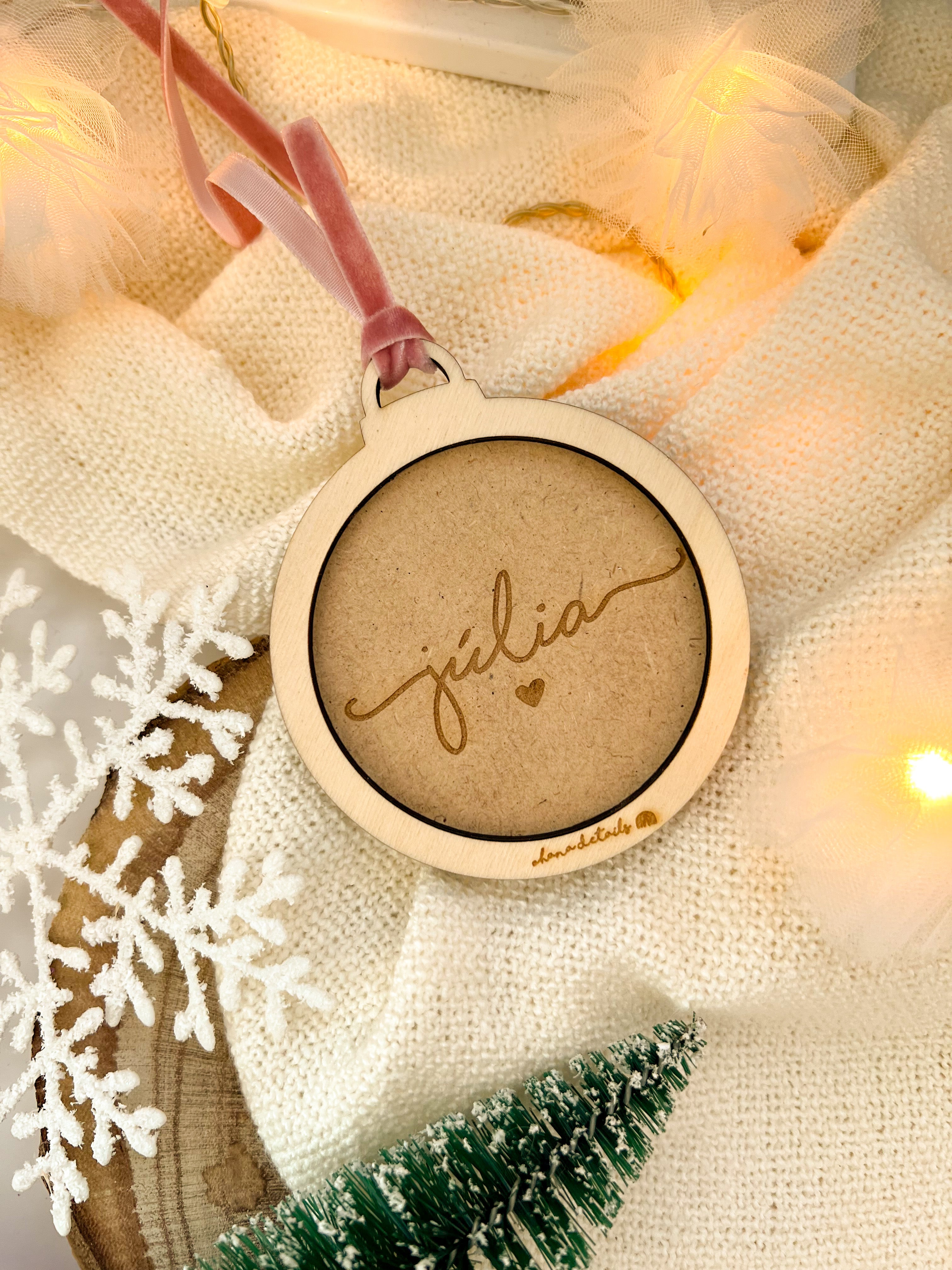 BOLA NAVIDAD CORAZÓN