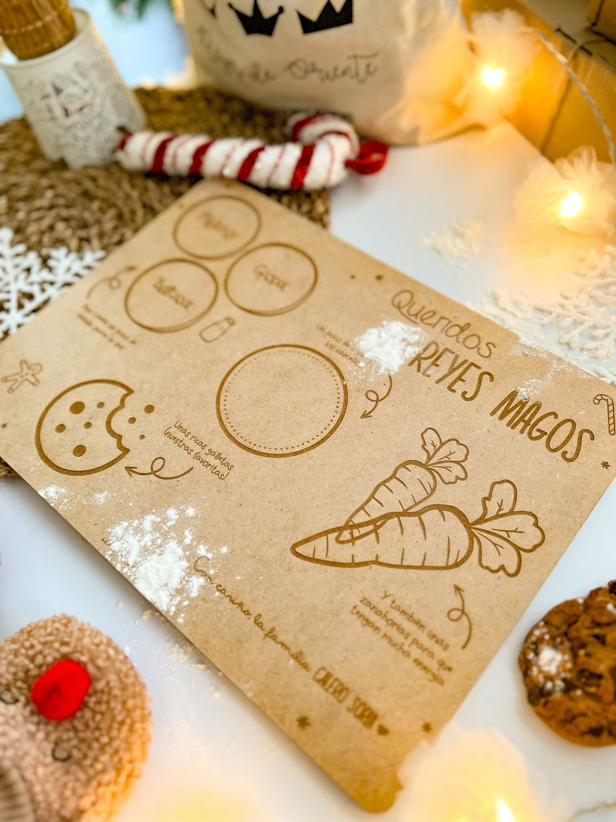 BANDEJA REYES MAGOS PERSONALIZADA