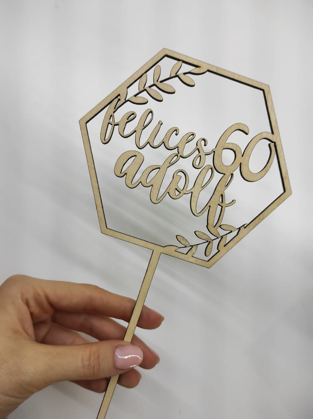 TOPPER MADERA HEXAGONAL